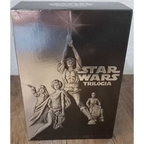 Box Dvd Star Wars - Trilogia + Bônus - Escorrega o Preço