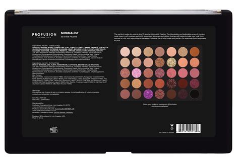 Buy Profusion Cosmetics 35 Shade Eyeshadow Palette - Minimalist Online ...