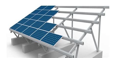 Solar Panel Mounting Structure - Galvalume Solar Panel Mounting ...