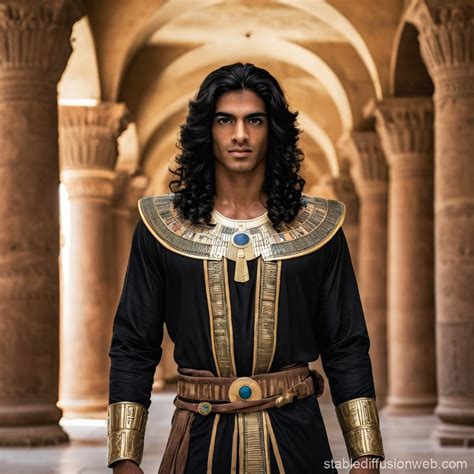 egyptian man in late 30s green eyes short brown hair toned abs Prompts ...