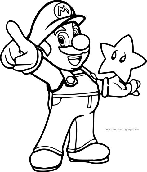 Super Mario Coloring Page - Wecoloringpage.com | Super mario coloring ...