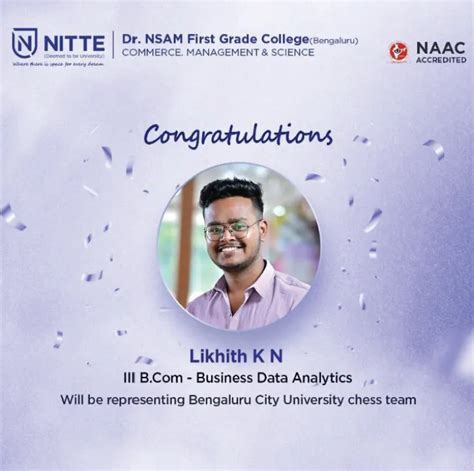 NSAM FGC - Nitte University