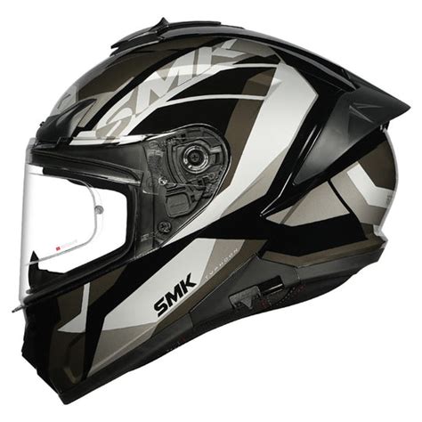 SMK Typhoon Style Helmet | With Sun Visor & ECE 22.06 Certification ...
