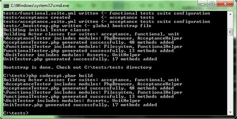 Image result for How to Run Codeception Command in PowerShell