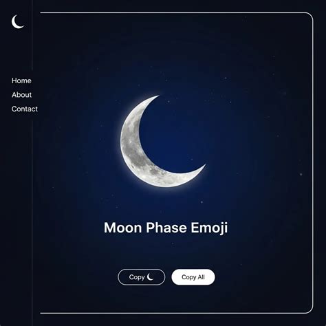 Current Phase of The Moon Emoji - Moon Phase Emoji Tonight