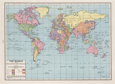 Vintage World Map 的图像结果