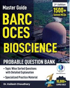 BARC OCES Bioscience Book - 2024 Contains 1500+ topic wise shorted Most ...