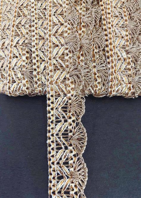 Mezin Gota Patti Zigzag Pankh Lace Trimmings Ribbon Festival Bridal ...