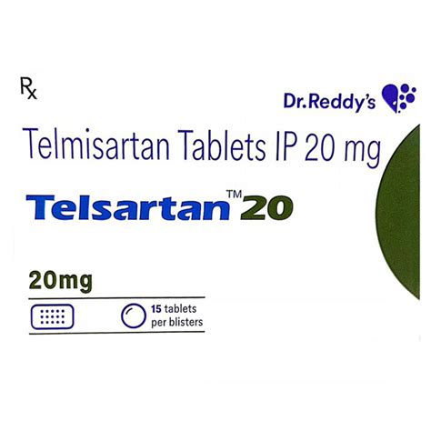 Telsartan 20 Tablet 15's | Uses, Side Effects, Price | Apollo Pharmacy