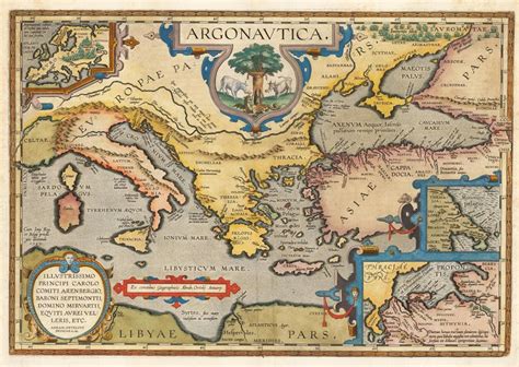Ancient Map of Mediterranean Regions 1624 Extremely Rare - Etsy UK