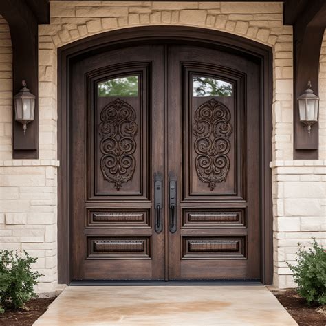 Exquisite Teak Wood Main Door Design for Timeless Elegance