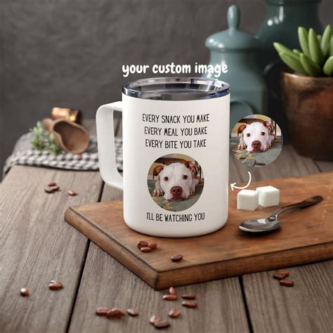 Personalized Pitbull Coffee Mug Tumbler - Custom Dog Gifts for Pitbull ...