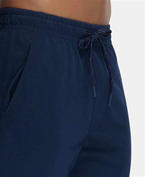 Buy Super Combed Cotton Rich Shorts with StayFresh Treatment - Navy ...