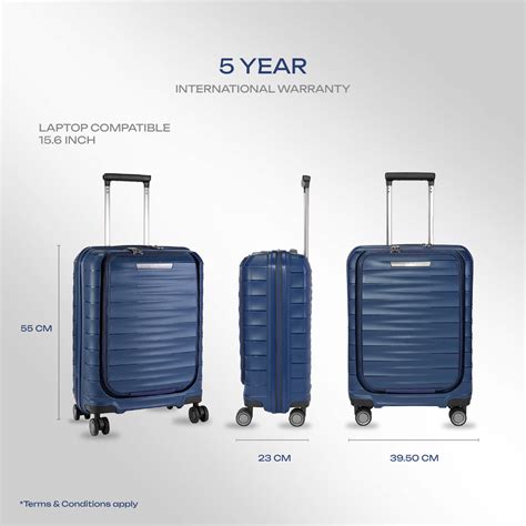 Buy Safari Select Aerolite Cabin Size Hard Luggage Black Online