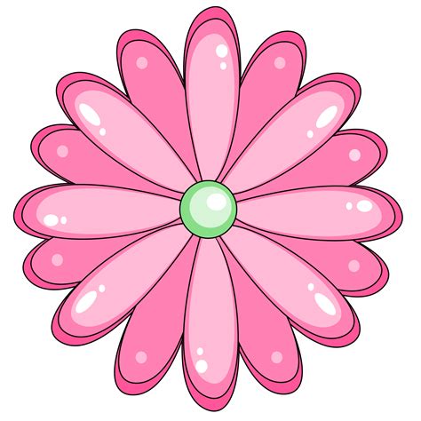 Pink Flower Clip Art Png