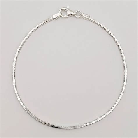 Square Snake Silver Bracelet For Women – The Silver Essence