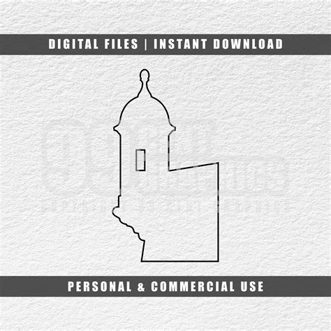 Garita Svg, El Morro Svg, Puerto Rico SVG, Puerto Rican Svg, Boricua Svg, Outline Svg, Cricut ...