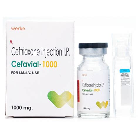 CEFAVIAL 1000 Injection Werke Healthcare