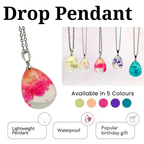 Drop Pendant| Unique Drop Pendant| Drop Pendant Necklace – Santa Bling