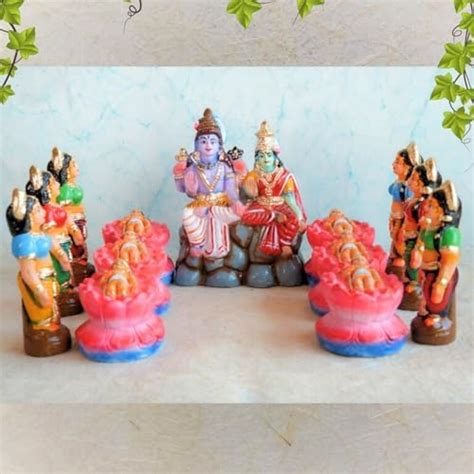 PujaNPujari Karthigai Pengal Murugan Birth Set of 14 - Golu Dolls Set ...