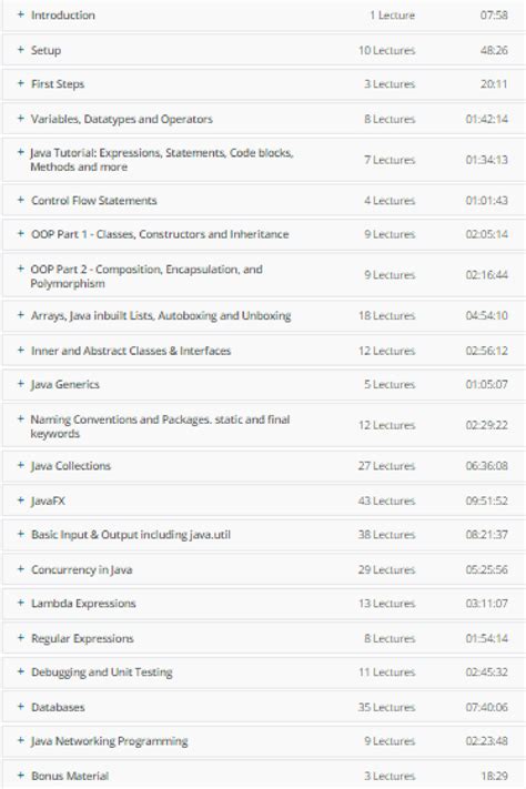 Java Course 的图像结果