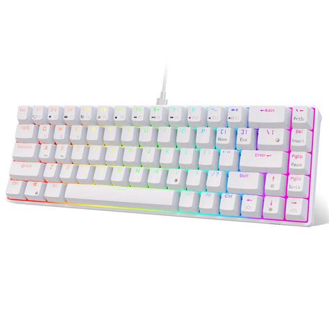 Buy RK ROYAL KLUDGE RK68 (RK855) Wired 65% Mechanical Keyboard, RGB ...