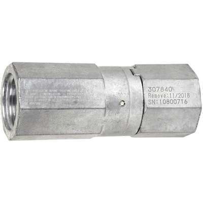 920880 3-1/2" Aluminum Breakaway Fitting, 50 psi, 3/4" NPT Inlet ...