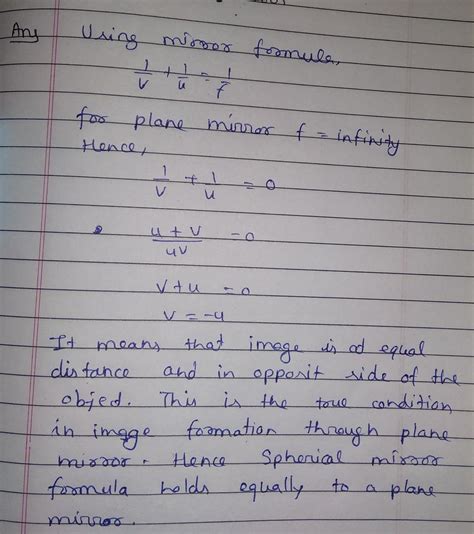 show that the mirror formula for spherical mirrors also holds for a ...