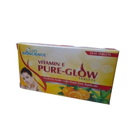 LDD Bioscience - Vit E Pure Glow Tablets Protect body cells