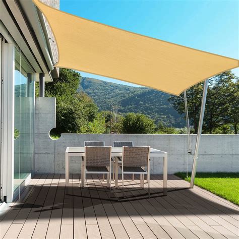 Snapklik.com : PureFit Rectangle Sun Shade Sails Outdoor 8 X 12 Ft ...