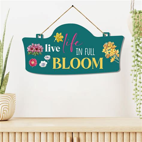 Positive Quote Wall Hangings for Home Wall Decoration - MDF Wood Decor ...