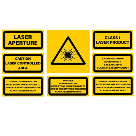 Laser Classification Label - Lasermet Laser Safety