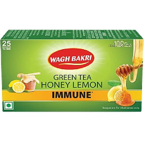 Honey Lemon Green Tea Bags Wagh Bakri – JITCO