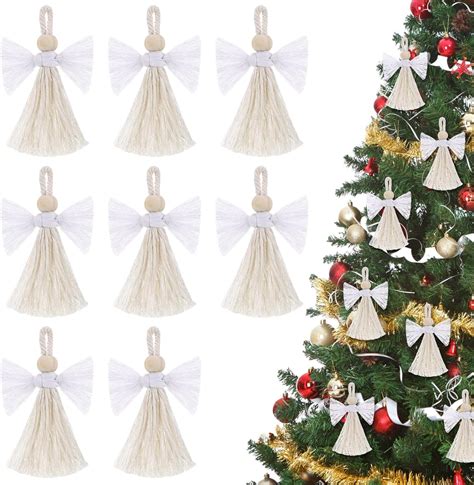 Amazon.com: Thyle 20 Pcs Angels Christmas Ornaments Christmas Tree ...