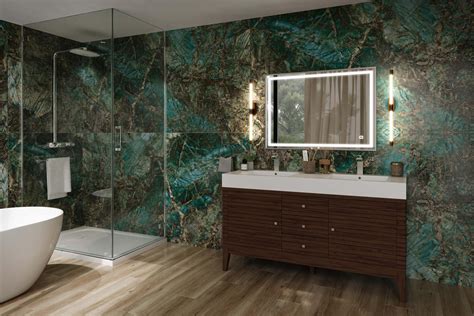 Sample - Floresta Verde Polished Porcelain Slab | Floor and Decor