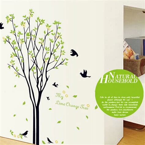 Buy Tomtopp Tree Flying Birds Removable Vinyl Art Wall Sticker Decal ...