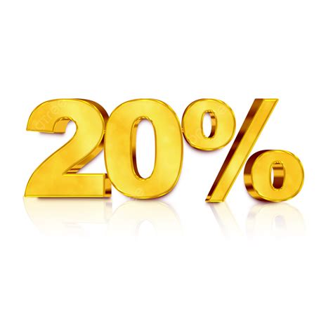 3d Number 20 Percent For Promotion Free, 3d, Number 20, Promotion PNG Transparent Clipart Image ...