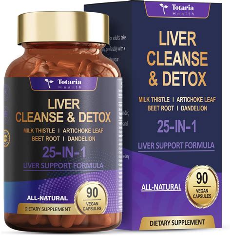 Amazon.com: Liver Cleanse Detox & Repair 25-in-1 with Milk Thistle,Dandelion Root,Beetroot ...