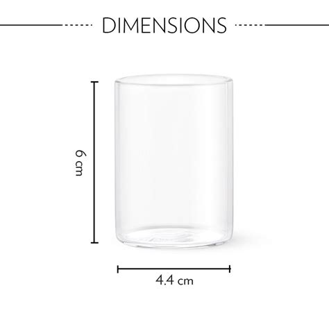 Borosil Shot Glass, Set of 6 at Best Price Online in India - Borosil