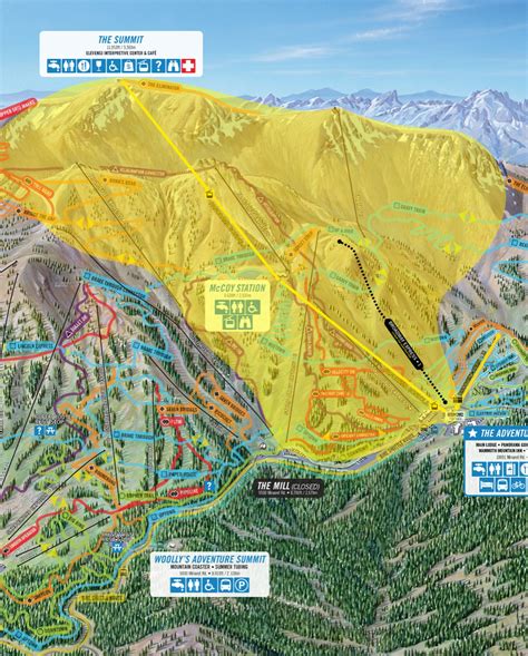 Mammoth Mountain Ski Trail Map