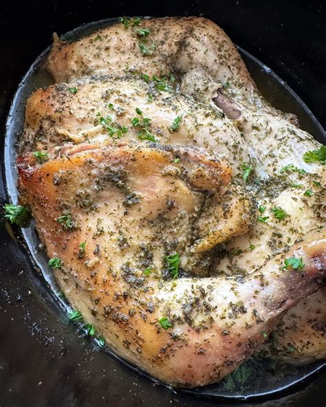 Crockpot Chicken Leg Quarters - Fit Slow Cooker Queen