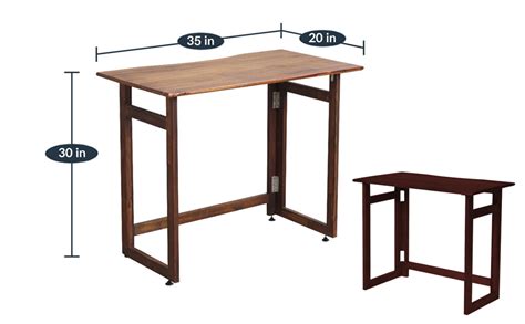Dawn Riser Teakwood Foldable Laptop Table-Computer,Pc,Study,Writing ...
