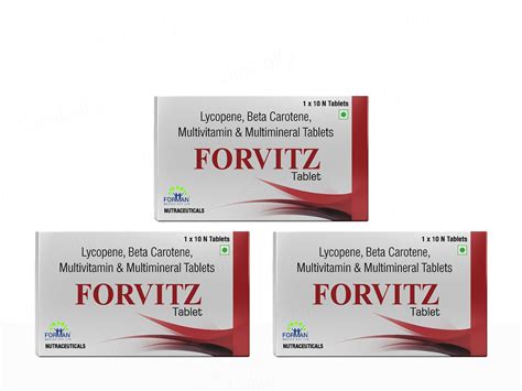Buy Forvitz Nutraceutical Tablet Online at Best Price | Clinikally