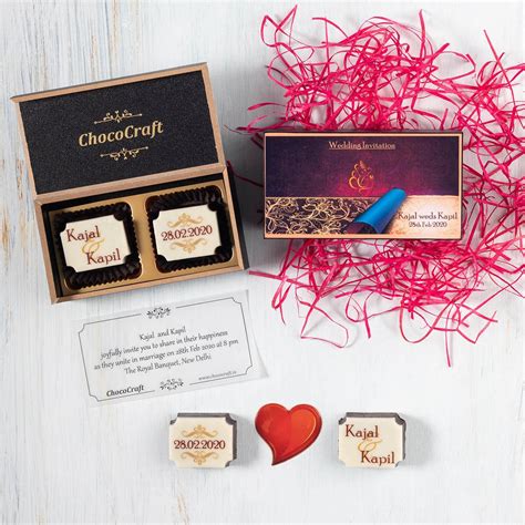 Personalized Chocolate Wedding Invitations: Unique Ideas & Trends ...