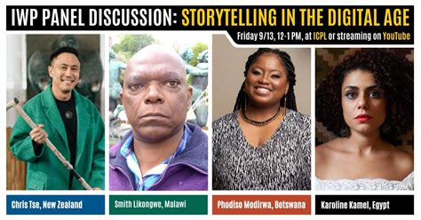 IWP Panel Discussion: Storytelling in the Digital Age, Iowa City Public ...