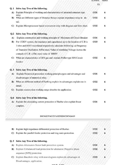 EE 101: Relay Working Principles and Protection Systems Notes - Studocu