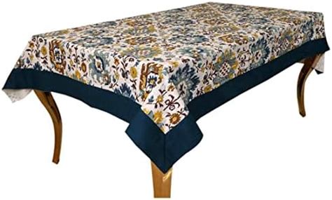 Bilberry Furnishing By Preeti Grover Cotton Dining Table Cover 6 Seater ...