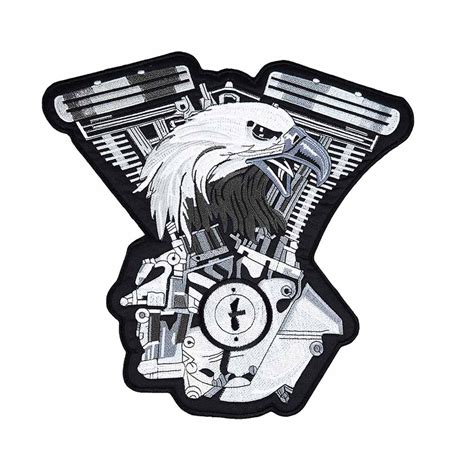 Torque Eagle Biker Back Patch- 11.5 x 11 inches – Motohog