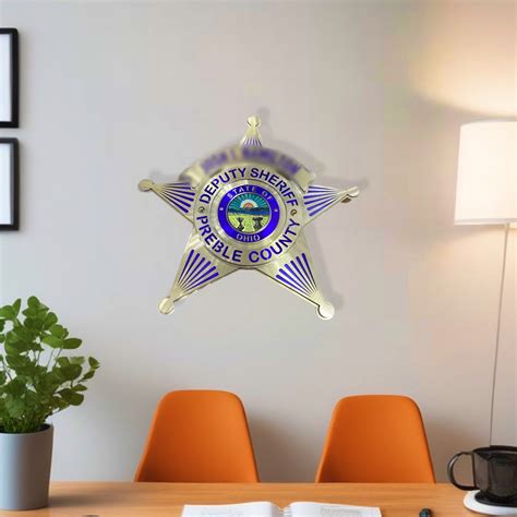 Preble County Sheriff Badge – Premier Metal Art