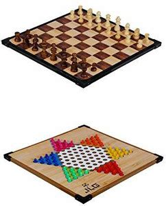 FIKAST Chinese Checkers + Chess 2 in 1 Board Game Indore Game Party ...